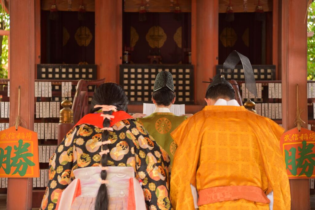 命名姓名判断　武信稲荷神社結婚式写真8